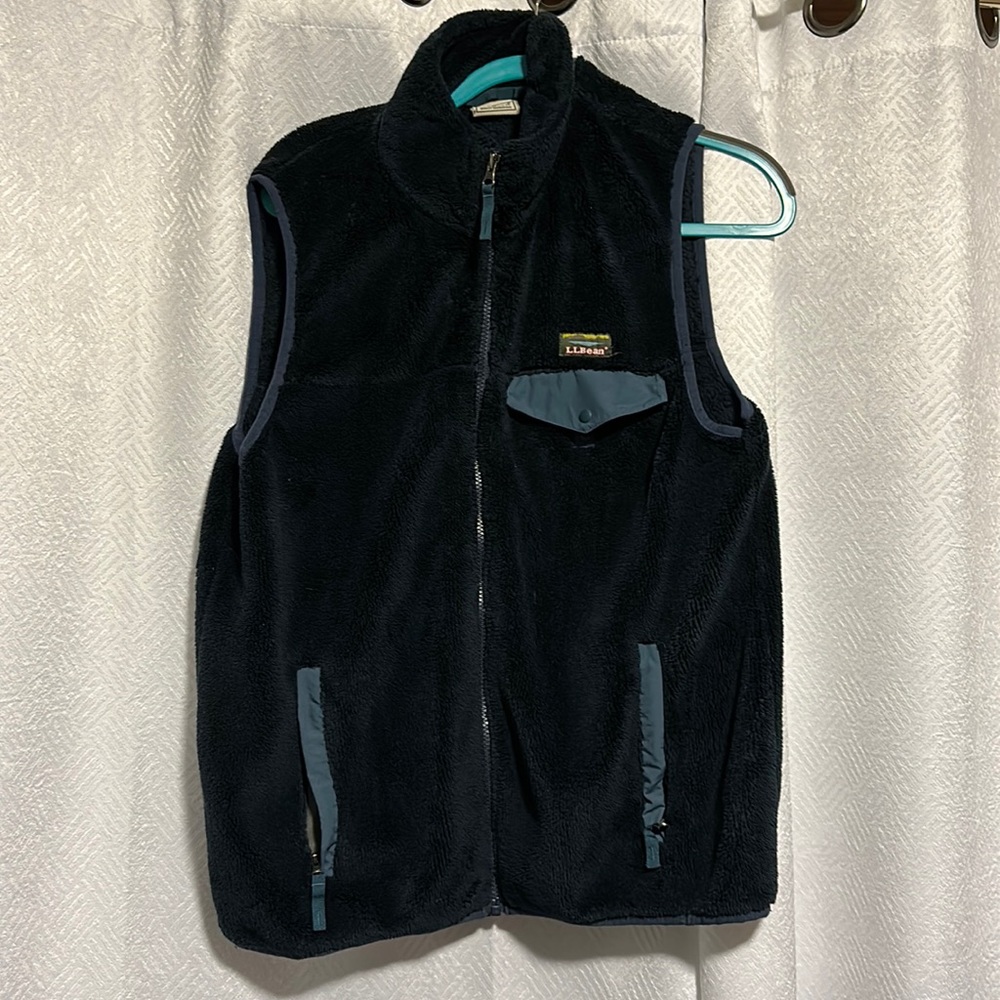 LL Bean Fuzzy Vest